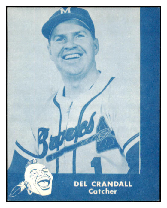 1960 Lake To Lake Del Crandall Braves EX-MT 529541