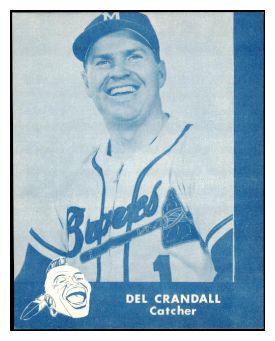 1960 Lake To Lake Del Crandall Braves EX-MT 529543