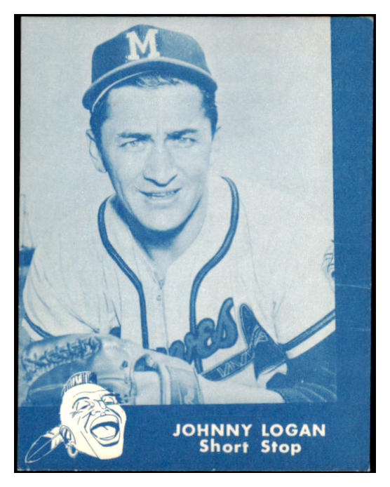1960 Lake To Lake Johnny Logan Braves EX-MT 529553