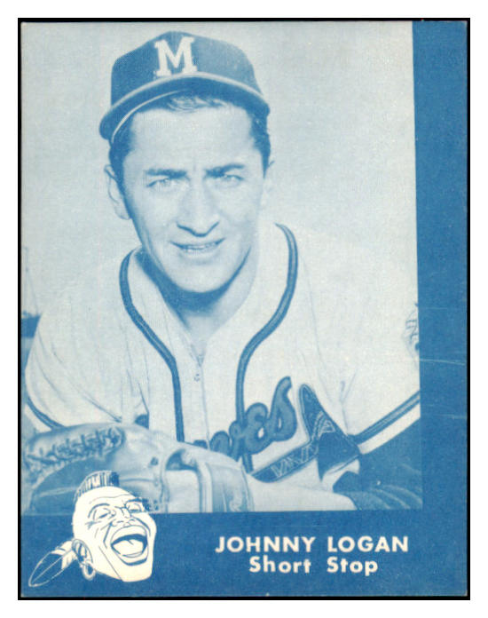 1960 Lake To Lake Johnny Logan Braves EX-MT 529554