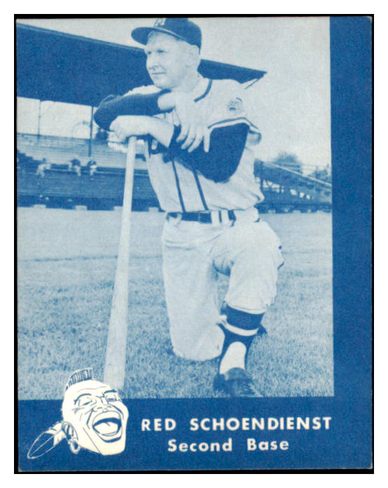 1960 Lake To Lake Red Schoendienst Braves EX-MT 529555