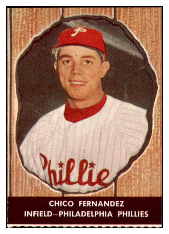 1958 Hires #016 Chico Fernandez Phillies NR-MT No Tab 529565