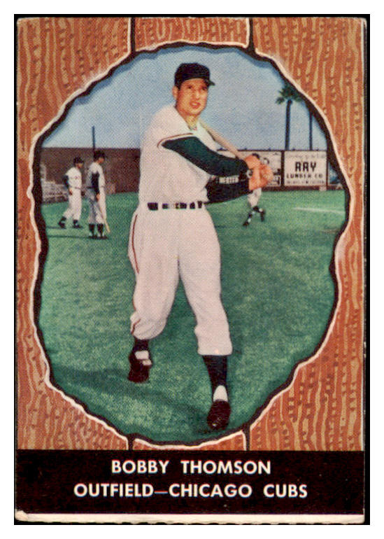 1958 Hires #046 Bobby Thomson Cubs VG-EX No Tab 529589