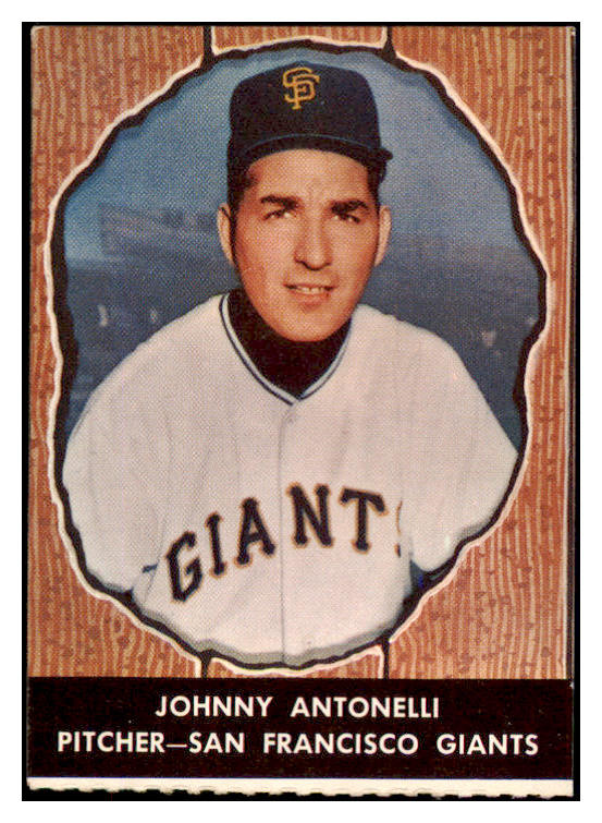 1958 Hires #050 Johnny Antonelli Giants NR-MT No Tab 529592