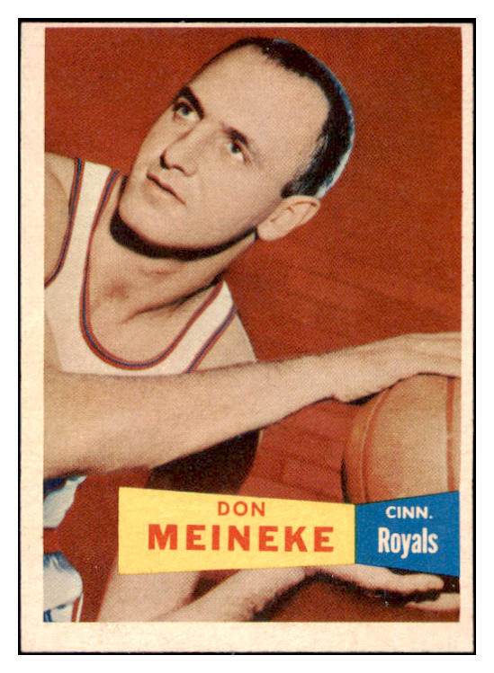 1957 Topps Basketball #021 Don Meineke Royals EX-MT 529627