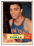 1957 Topps Basketball #029 Willie Naulls Knicks EX+/EX-MT 529633