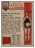 1957 Topps Basketball #029 Willie Naulls Knicks EX+/EX-MT 529633