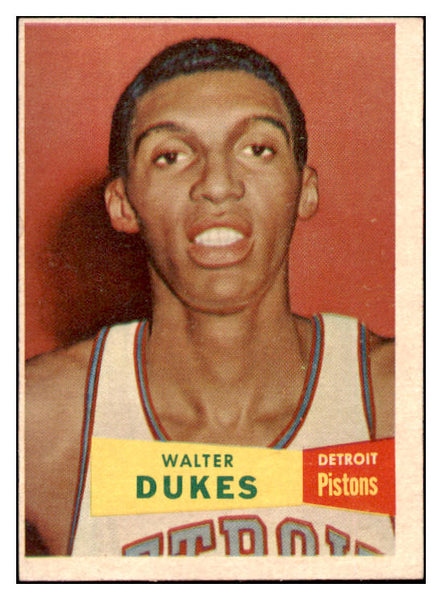 1957 Topps Basketball #030 Walter Dukes Pistons EX-MT 529634
