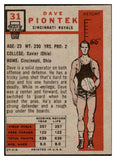 1957 Topps Basketball #031 Dave Piontek Royals EX-MT 529635