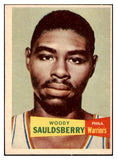1957 Topps Basketball #034 Woody Sauldsberry Warriors EX-MT 529638