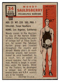 1957 Topps Basketball #034 Woody Sauldsberry Warriors EX-MT 529638