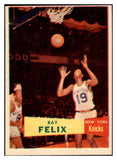 1957 Topps Basketball #035 Ray Felix Knicks EX-MT oc 529639