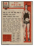 1957 Topps Basketball #035 Ray Felix Knicks EX-MT oc 529639