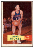 1957 Topps Basketball #042 Maurice Stokes Royals EX-MT oc 529644