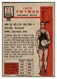 1957 Topps Basketball #071 Jack Twyman Royals VG-EX 529670