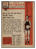 1957 Topps Basketball #072 Paul Seymour Nationals VG-EX 529671