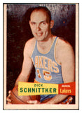 1957 Topps Basketball #080 Dick Schnittker Lakers VG-EX 529676