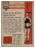 1957 Topps Basketball #080 Dick Schnittker Lakers VG-EX 529676