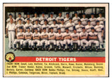 1956 Topps Baseball #213 Detroit Tigers Team EX-MT 529680