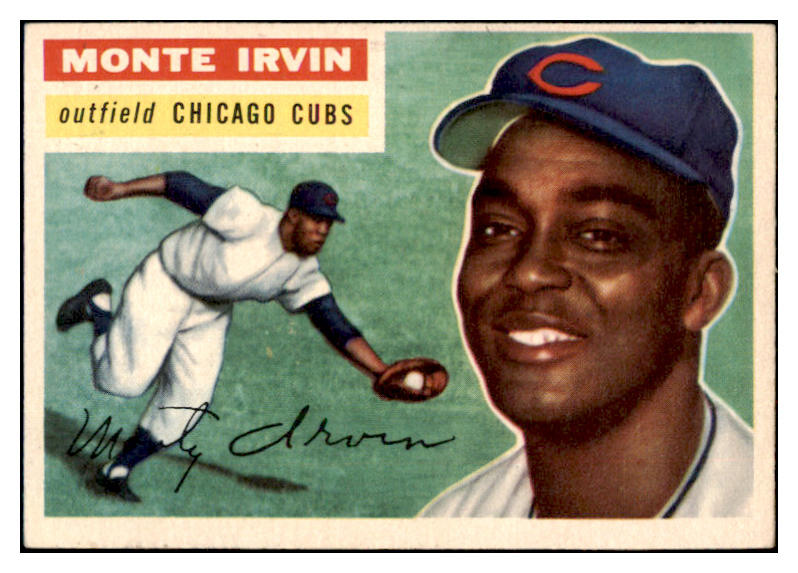 1956 Topps Baseball #194 Monte Irvin Cubs EX-MT 529705