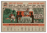 1956 Topps Baseball #307 Hoyt Wilhelm Giants EX-MT 529708