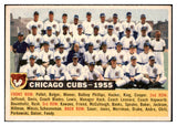 1956 Topps Baseball #011 Chicago Cubs Team EX-MT Dated 529711