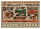 1956 Topps Baseball #321 Jim Konstanty Yankees EX-MT 529724