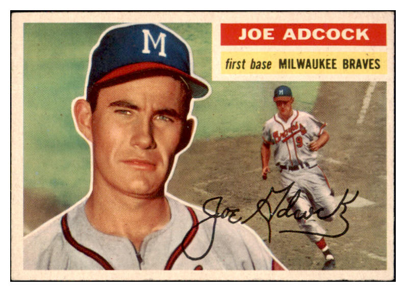 1956 Topps Baseball #320 Joe Adcock Braves EX-MT 529725