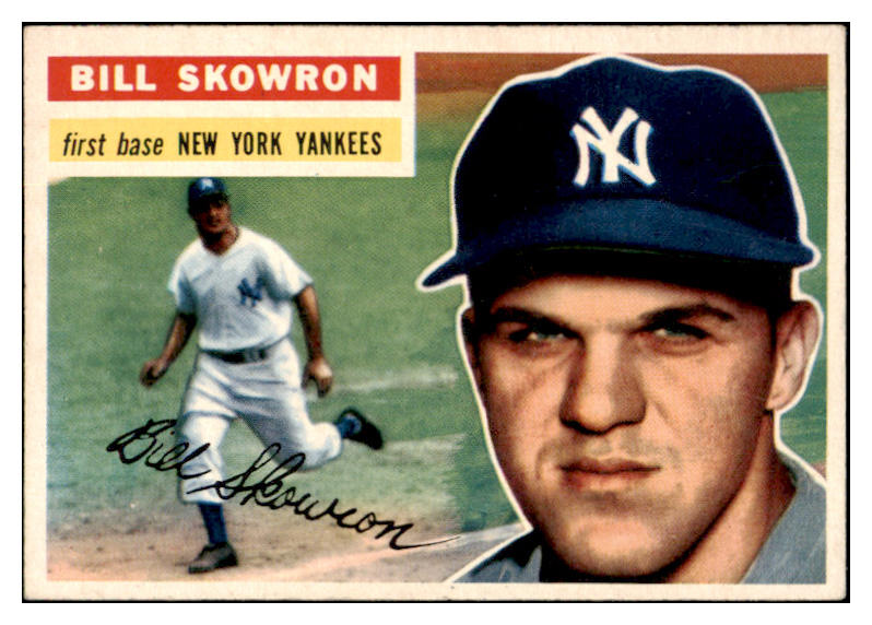 1956 Topps Baseball #061 Bill Skowron Yankees EX-MT Gray 529728