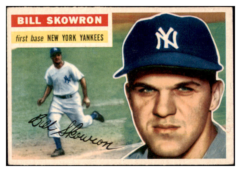 1956 Topps Baseball #061 Bill Skowron Yankees EX-MT Gray 529733