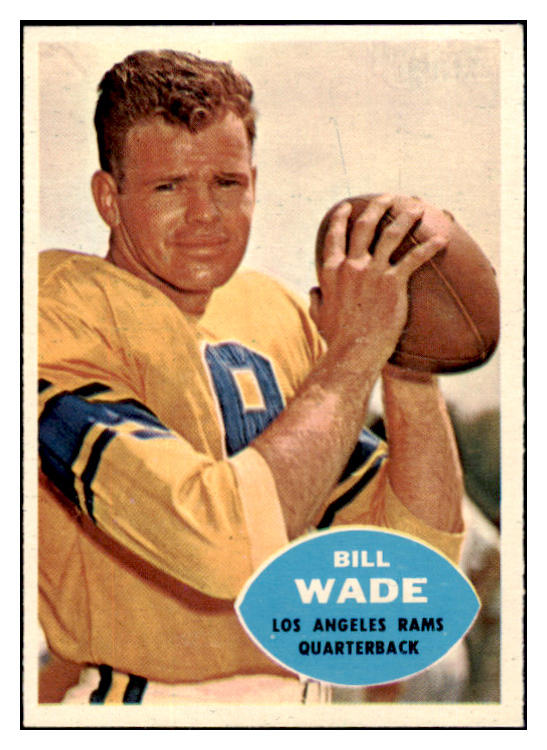1960 Topps Football #061 Bill Wade Rams NR-MT 529737