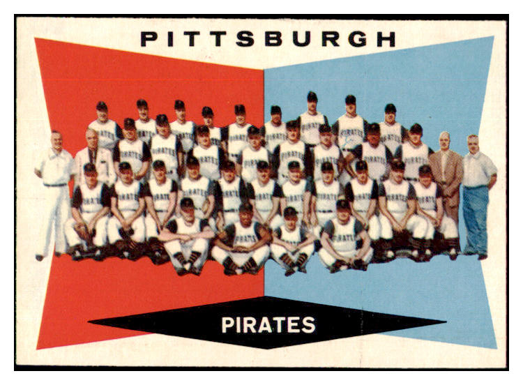 1960 Topps Baseball #484 Pittsburgh Pirates Team NR-MT marked 529741