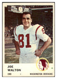1961 Fleer Football #112 Joe Walton Washington EX-MT 529749