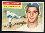 1956 Topps Baseball #079 Sandy Koufax Dodgers EX-MT White 529786