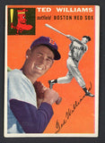 1954 Topps Baseball #001 Ted Williams Red Sox VG-EX/EX 529791