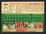 1954 Topps Baseball #001 Ted Williams Red Sox VG-EX/EX 529791