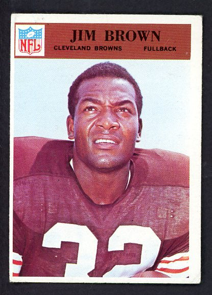 1966 Philadelphia Football #041 Jim Brown Browns VG 529793