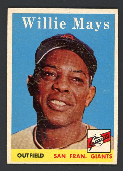 1958 Topps Baseball #005 Willie Mays Giants EX-MT 529797