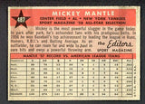 1958 Topps Baseball #487 Mickey Mantle A.S. Yankees EX-MT 529805