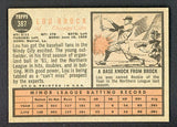 1962 Topps Baseball #387 Lou Brock Cubs EX-MT 529807