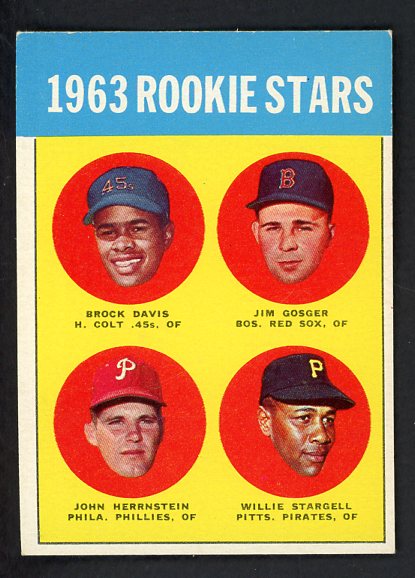 1963 Topps Baseball #553 Willie Stargell Pirates EX+/EX-MT 529808