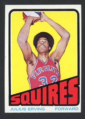 1972 Topps Basketball #195 Julius Erving Squires EX+/EX-MT 529816