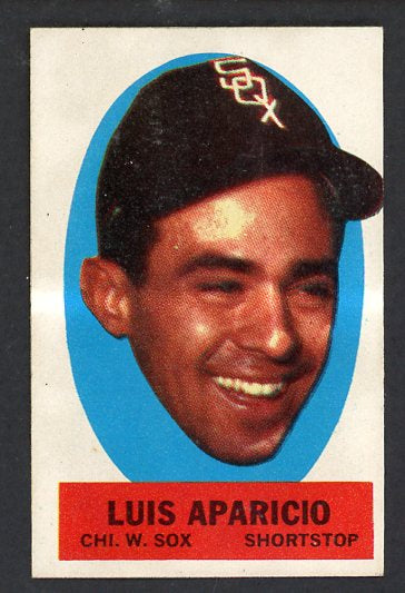 1963 Topps Baseball Peel Offs Luis Aparicio White Sox EX-MT 529826