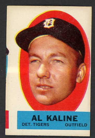 1963 Topps Baseball Peel Offs Al Kaline Tigers VG-EX 529837