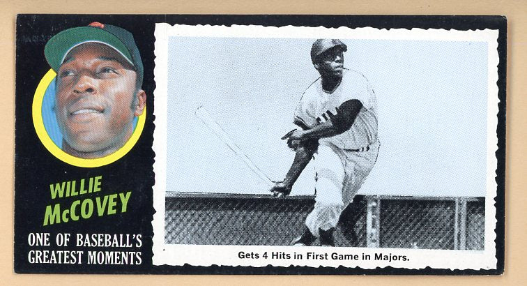 1971 Topps Baseball Greatest Moments #052 Willie McCovey Giants EX+ 529861