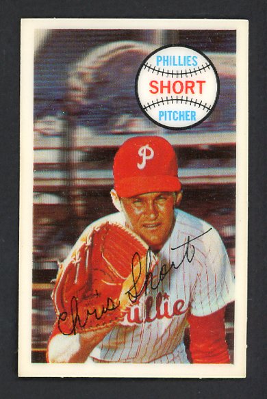 1970 Kelloggs Baseball #041 Chris Short Phillies EX-MT 529918