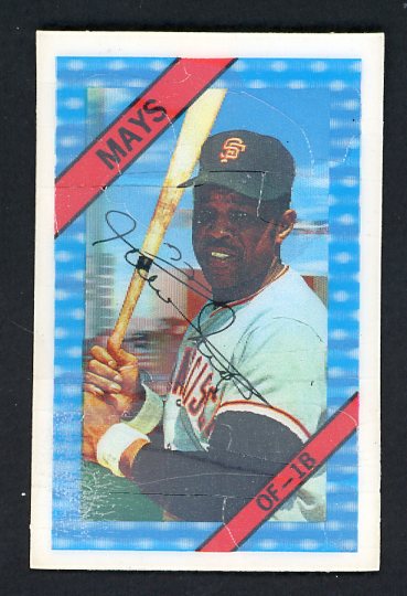 1972 Kelloggs #054 Willie Mays Giants Cracked RBI 1855 530039