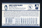 1972 Kelloggs #013 Jim Palmer Orioles NR-MT Games 26 530044