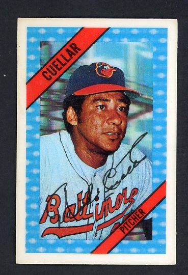1972 Kelloggs #027 Mike Cuellar Orioles NR-MT ERA 3.80 530073
