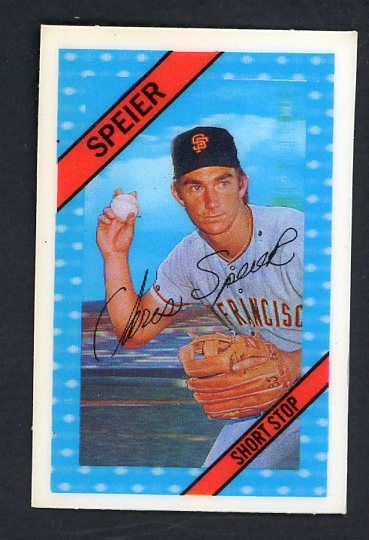 1972 Kelloggs #028 Chris Speier Giants NR-MT 530076
